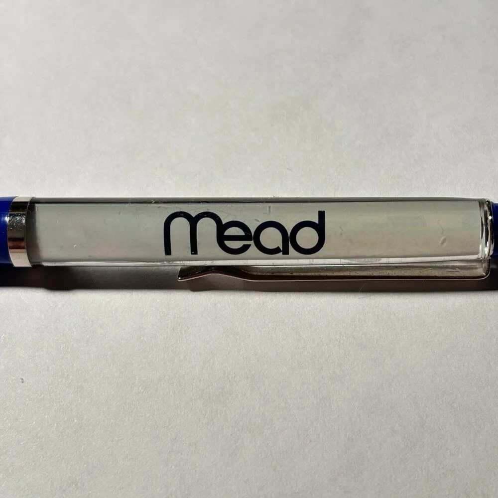 Mead Coated Papers Nascar Racing Team #2 Sponsor Racecar Floaty Pen Speedway